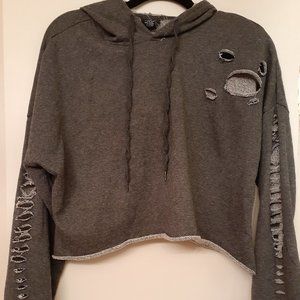 Rue 21 Cropped Hoodie